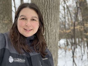 Maya Navrot, Outreach and Stewardship Coordinator with Quinte Conservation, says Forest Therapy is a nature prescription that works to reduce stress and dispel negativity. SUBMITTED PHOTO