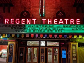 A gala will be held Oct. 8 to raise funds to repair the Regent TheatreÕs iconic marquee.