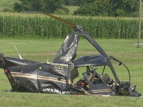 The Transportation Safety Board of Canada cited several reasons behind the crash of a helicopter in the north end of Brantford in July 2021. Dave Ritchie photo