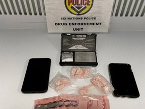 Police on Six Nations of the Grand River say they seized $38,000 as part of a drug investigation. Submitted