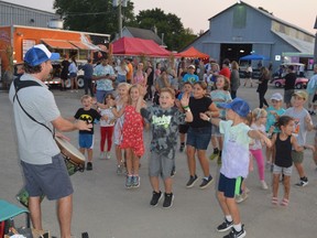 Youngsters take part in the Mystic Drumz show in the Spencerville Fair courtyard area on Friday, Sept. 9, 2022. It's the first time in three years that the annual fair has been able to offer a full schedule of events and activities on the George Drummond Memorial Grounds.
Tim Ruhnke/Postmedia Network