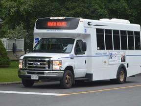The River Route bus on Boundary Street in Prescott.
The Recorder and Times/Postmedia Network