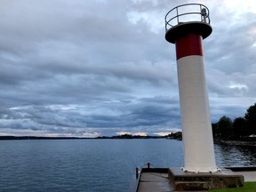 Clouds hover over the St. Lawrence River at Blockhouse Island in Brockville on Tuesday evening. (RONALD ZAJAC/The Recorder and Times)