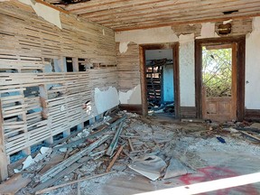 This is the living room of the Guyitt house, purchased by Roy and Ethel Guyitt in 1908. The room once housed a grand piano. (Ellwood Shreve/Postmedia Network)