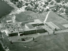 A historic aerial photo of the Cornwall Classic College, found on the Cornwall Community Museum's website. Handout/Cornwall Standard-Freeholder/Postmedia Network