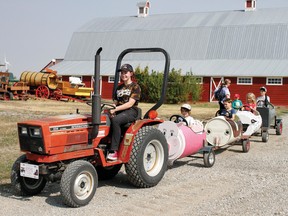 Heritage Acres Farm Museum hosted their final event for summer 2022 on Sept.10, which included kiddie train rides.