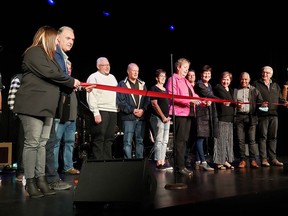 Hanover Culture Days celebrated theatres this year, including the grand reopening of the Hanover Civic Theatre after extensive renovations. Pictured centre is Hanover Mayor Sue Paterson cutting the ribbon during the grand reopening.