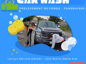 Larry's Service Centre car wash fundraiser