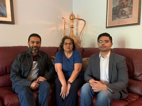 Members of the Pakistan Canada Association of Kingston Zeeshan Qureshi, Ronika Umar-Khatib, and Ahmed Ali, are raising money to support relief efforts for the historic flooding in Pakistan.