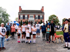 A small but determined group of runners gathered for the 42nd Terry Fox Run in Gananoque on September 18.  Lorraine Payette/for Postmedia Network