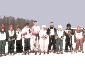 Can you identify these young skiers at Raven Mountain?