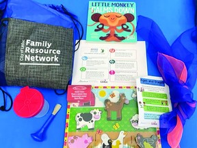 The free Ages and Stages Activity Bag available for two-year-olds. (Supplied)