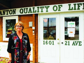 Lynne Cox has been hired as the Nanton Quality of Life Foundation's new executive director, and on Thursday, Sept. 29 the public was invited to meet Cox and chat with her at the foundation's office. STEPHEN TIPPER