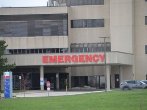 Owen Sound hospital emergency department.