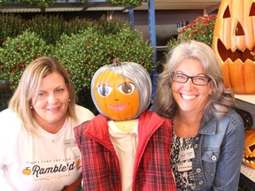 Petawawa Ramble featuring Pumpkin Folks committee members Valerie Hyska, and Christine Mitchell are looking forward to a gourd time from Oct. 14 to 16 at the town's annual fall festival. Anthony Dixon