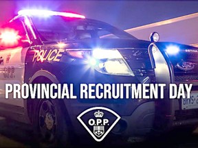 The Upper Ottawa Valley OPP detachment in Pembroke is participating in Provincial Recruitment Day on Oct. 1 and is holding an open house event that day from 9 a.m. to 4 p.m.