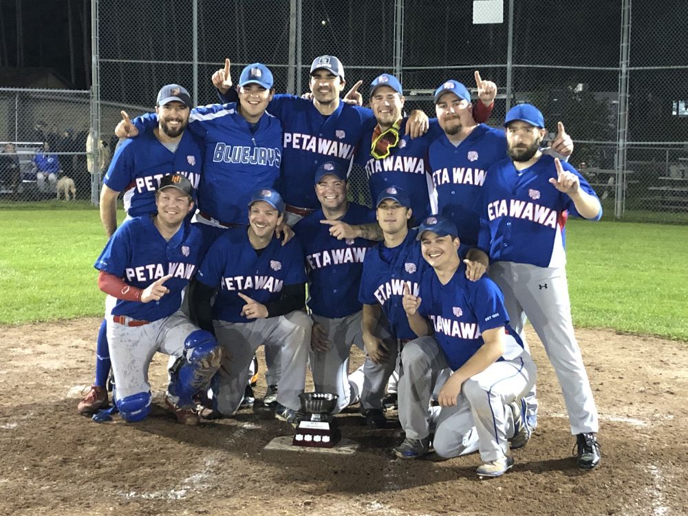 Petawawa sweeps to win Ottawa Valley Baseball League title Pembroke