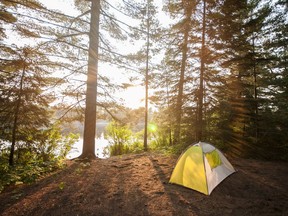 Camping at Mew Lake in Algonquin Provincial Park in Ontario. Lisa Kedian Photography / Getty Images