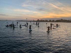 The sun sets on last year's Witches in the Bay event in Sarnia.