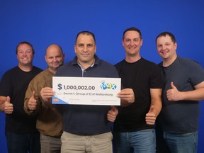 A group of coworkers from Sarnia, Mooretown, Petrolia and Wallaceburg won more than $1 million in the Lotto Max Maxmillions lottery.