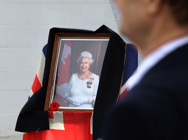 A memorial service for Her Majesty Queen Elizabeth II was held at Lockerby Legion Branch 564 in Sudbury, Ont. on Monday September 19, 2022. John Lappa/Sudbury Star/Postmedia Network