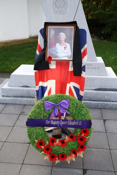 A memorial service for Her Majesty Queen Elizabeth II was held at Lockerby Legion Branch 564 in Sudbury, Ont. on Monday September 19, 2022. John Lappa/Sudbury Star/Postmedia Network