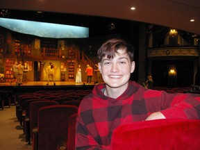 George Crosby is one of two St. Thomas students involved in the Grand Theatre's High School Project production of Stephen Sondheim's classic musical, Into the Woods, which is currently on stage in London, Ont. House of Games (Exclusive to Eric Bunnell/Postmedia Networks)