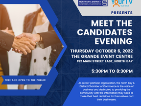 A meet and greet is taking place tonight from 5:30 to 8:30 p.m. at The Grande Event Centre. Mayoral and council candidates will be on hand to answer the public's questions.