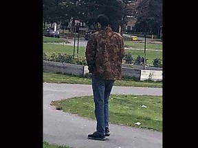 Kingston Police are requesting the public’s help identifying this suspicious man who approached children in the park on MacCauley Street on Saturday.