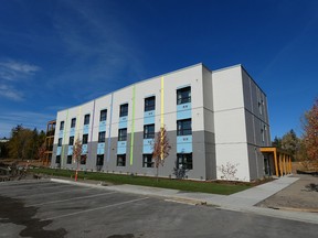 A new three-storey building, made up of 35 accessible studio units, marks the second completed phase of the project brought to fruition.