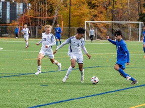 Nipissing men's soccer team clinched a 1-0 victory over the Toronto Varsity Blues this weekend.