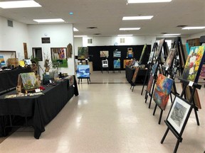 How the Katrine Community Centre looked in June when the Burk's Falls Arts and Crafts Club was able to resume its art fairs after being shut down by COVID for more than two years. The community centre is the site again in November for the club's next fair which is dubbed the Holiday Show and Sale.