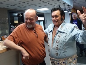 Mayoral candidate Bob Johnston was recently endorsed by Elvis impersonator Brad Rose, as well as Chloe Arseneaut, the reigning Miss Galaxy Northern Canada for 2022.