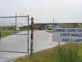 Clairmont Centre for Recycling and Waste Management. County residents will see new limits on how much refuse they can unload for free per year, starting Nov. 1.