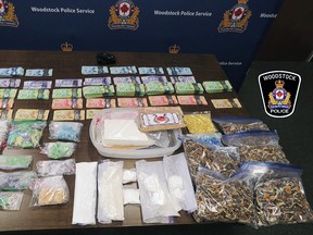Woodstock police seized nearly $600,000 worth of suspected drugs and roughly $33,000 in cash during a search of a Springbank Avenue home.
SUBMITTED PHOTO