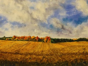 First prize winner Harvest Landscape Huron County by Roman Turczyn of Goderich. Handout