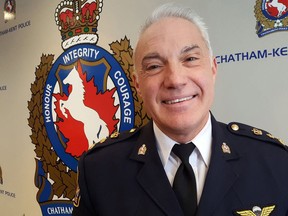 Chatham-Kent Police Chief Gary Conn, in a file photo from 2019. File photo