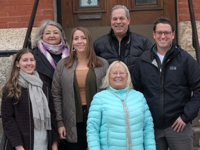 Following the 2022 municipal election, the community has spoken and these fine folks are now set to serve the public starting next month as Kenora's new City Council: Mayor Elect Andrew Poirier, alongside Coun. Elects Barb Manson, Lisa Moncrief, Kelsie Van Belleghem, Lindsay Koch and Graham Chaze (not pictured is the sixth and final winner Bob Bernie, who sent his regrets as he was out of town for his final day of work as a police officer).
Photo by Bronson Carver