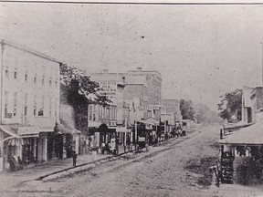 King Street, looking west from Fifth Street, late 1860s.