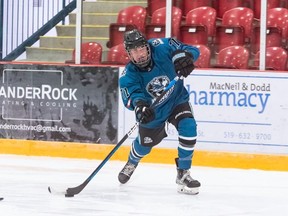 Liam McFarland led the Brantford Bandits to a Greater Ontario Junior B Hockey League win on the weekend with a hat trick.