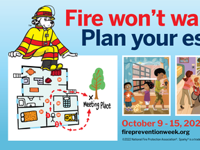 D - Fire Prevention Week - Oct 9 - 15
