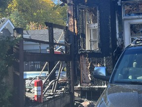 Greater Sudbury firefighters put out 'a significant house fire' on Copper Street early Sunday.