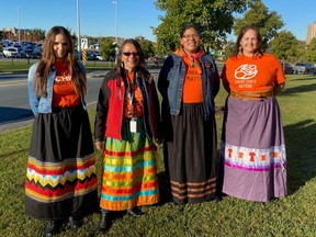 Led by Indigenous Knowledge Keepers and the hospital’s Indigenous Health Team, health-care workers at Health Sciences North took part in traditional ceremonies on Friday.