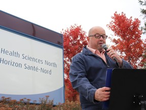 Dave Verch, first vice-president of CUPE’s Ontario Council of Hospital Unions, said HSN needs to address staff shortages before flu season hits. (Mia Jensen/The Sudbury Star)