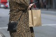 People seen shopping at the Eaton Centre on Friday, Oct. 21, 2022.