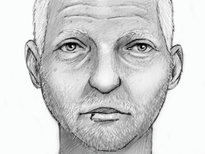 A sketch of the suspect in an assault that occurred in Elliot Lake last month was released by OPP this week.
