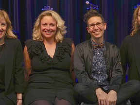 Pictured are comedians from Girls Nite out scheduled to perform in Stirling and Picton, Oct. 14 and 15 respectively. They include (from left) Karen Parker (Baroness Von Sketch Show), Jennine Profeta, Elvira Kurt and Diana Frances (Corner Gas The Animated Series).