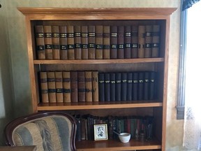 Two sets of fragile encyclopedias, well read by Alexander Graham Bell, have made their way back onto the bookshelves of his study at the Bell Homestead. Submitted