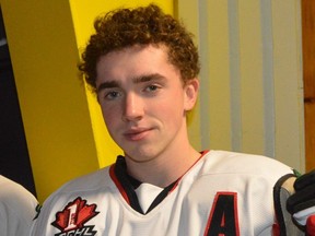 Brockville Braves forward Lucas Culhane.
File photo/The Recorder and Times