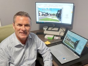 Robb Nelson said the company FamilyLending.ca, started by him and his wife Kim, has led to the creation of other successful businesses including Maple City Homes, MCH Realty and AgriRoots Capital Management. Nelson is being recognized by the Chatham-Kent Chamber of Commerce as Entrepreneur of the Year and Business of the Year. PHOTO Ellwood Shreve/Chatham Daily News